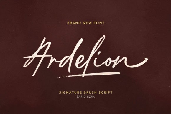 Ardelion: The Signature Script Font That Adds Personality to Your Brand