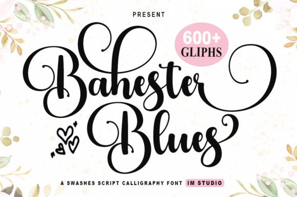 Bahester Blues: A Handwritten Font for Every Creative Need