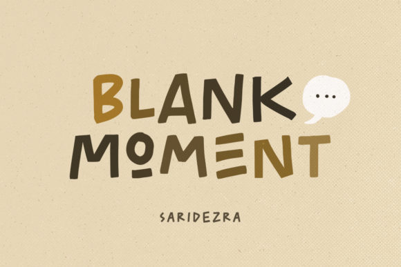 Blank Moment: A Cute Handwritten Font for Unique Design Projects
