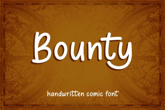 Bounty Font: A Handwritten Style That Speaks Volumes