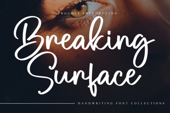 Breaking Surface: A Handwritten Font for Timeless Design