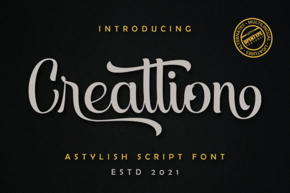Creattion Font: A Delightful Addition to Your Design Toolkit
