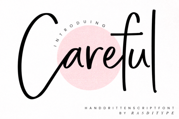 Discover the Beauty of Careful Handwritten Font