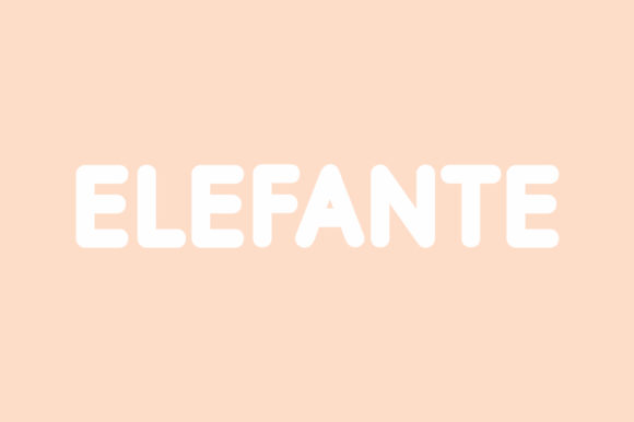 Elefante: A Bold and Simple Handwritten Font for Your DIY Projects