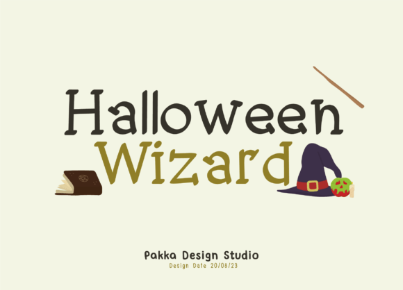 Halloween Wizard Font Magic