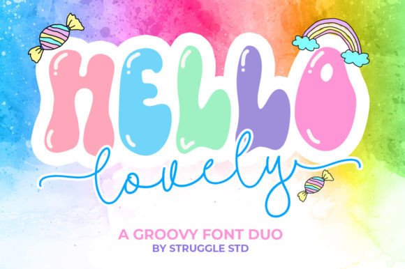 Hello Lovely: A Sweet and Soft Font Duo for Creative Expression
