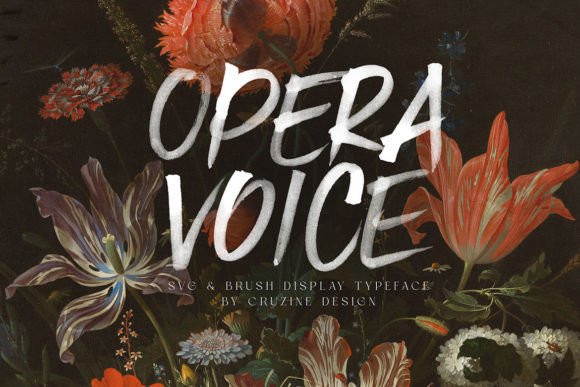 Opera Voice: A Bold Brush Handwritten Font for Creative Expression