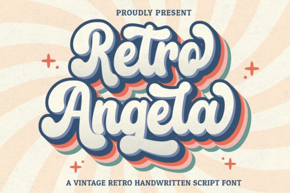 Retro Angela Font: A Vintage Handwritten Style for Creative Projects