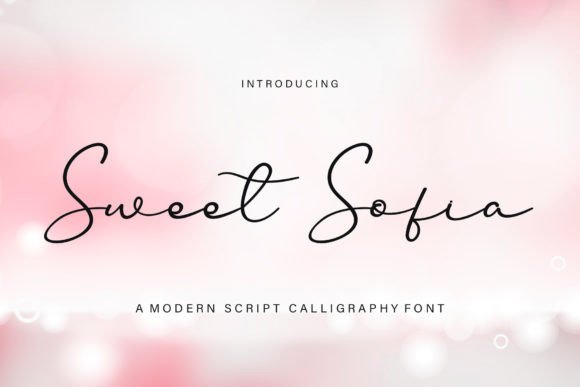Sweet Sofia: A Handwritten Font with a Warm and Friendly Vibe